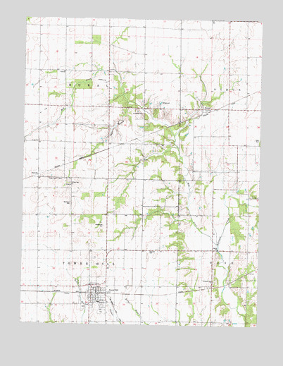 Tower Hill, IL USGS Topographic Map
