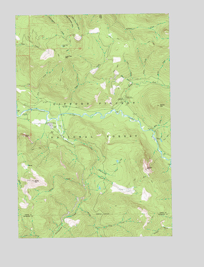 Tower Rock, WA USGS Topographic Map