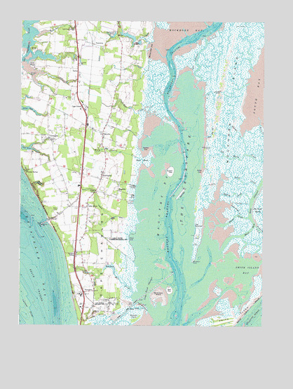 Townsend, VA USGS Topographic Map