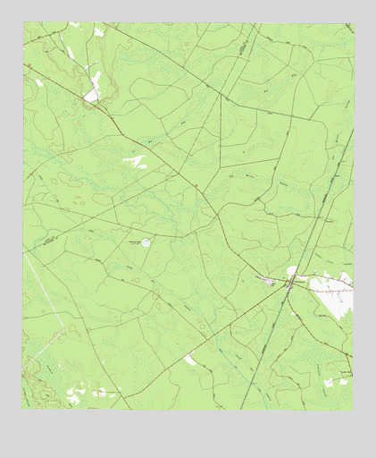 Townsend, GA USGS Topographic Map