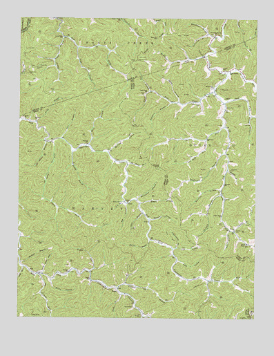 Trace, WV USGS Topographic Map