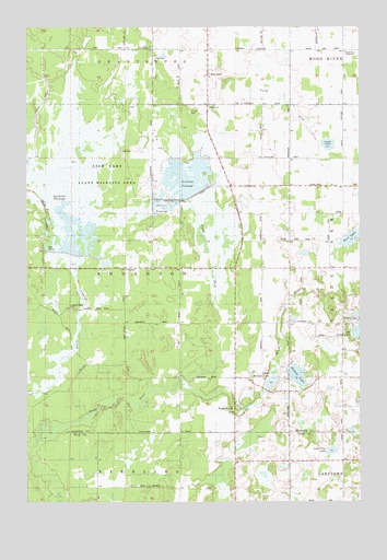 Trade River, WI USGS Topographic Map