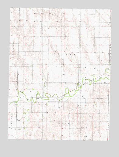 Traer, KS USGS Topographic Map