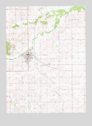 Traer, IA USGS Topographic Map