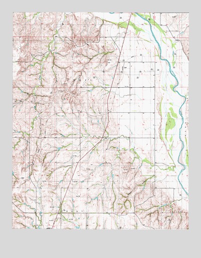Trail, OK USGS Topographic Map