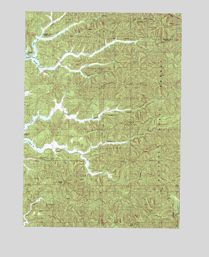 Trail Butte, OR USGS Topographic Map