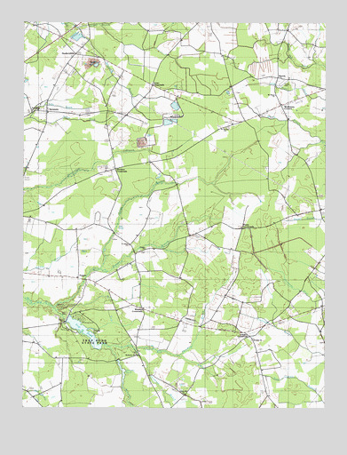 Trap Pond, DE USGS Topographic Map