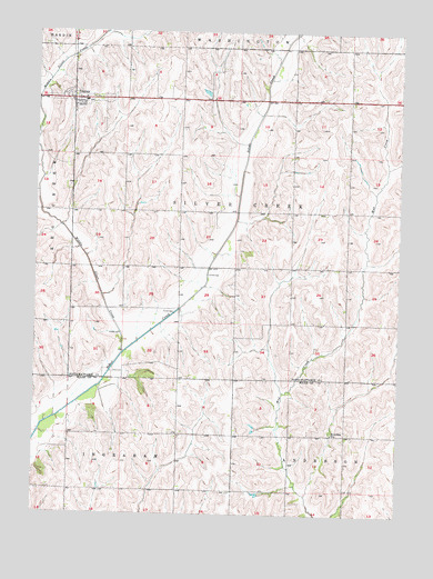 Treynor, IA USGS Topographic Map