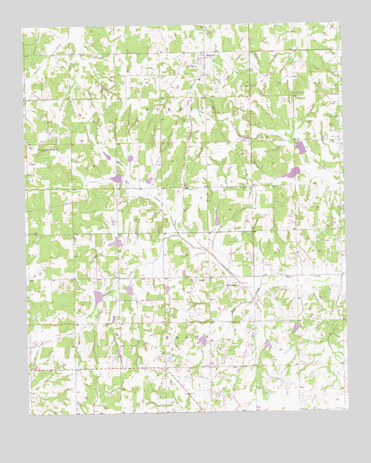 Tribbey, OK USGS Topographic Map
