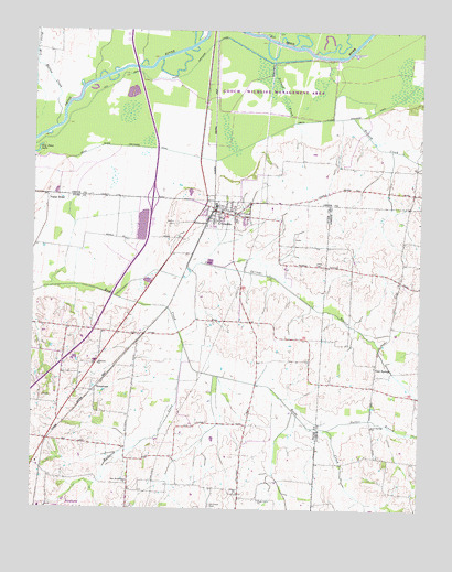 Trimble, TN USGS Topographic Map