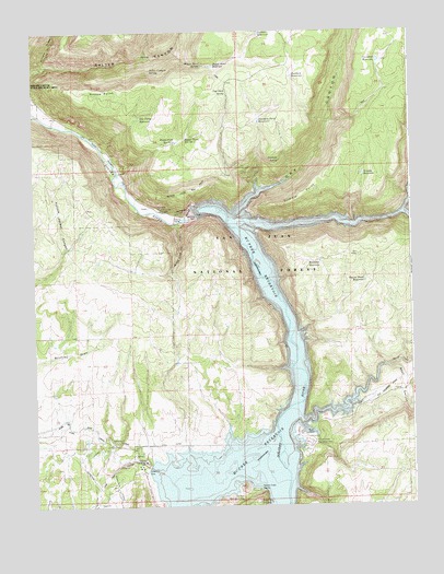 Trimble Point, CO USGS Topographic Map
