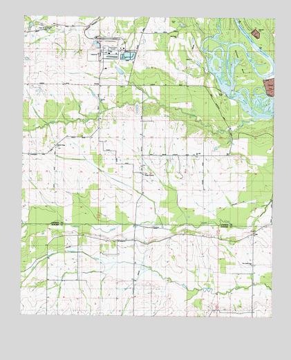 Trinity, MS USGS Topographic Map