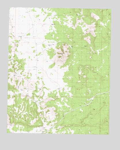 Trinity Mountain, AZ USGS Topographic Map