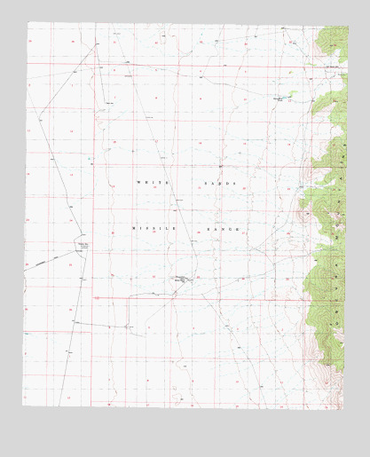 Trinity Site, NM USGS Topographic Map