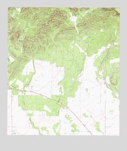 Trio, TX USGS Topographic Map
