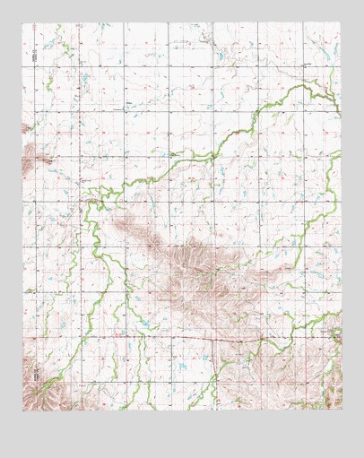 Alden, OK USGS Topographic Map