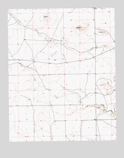 Tripod Mountain, NM USGS Topographic Map