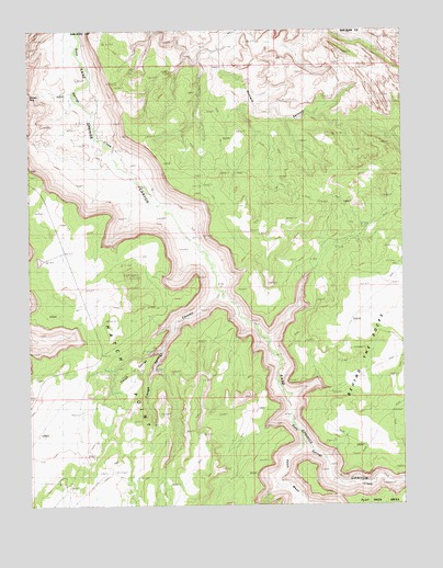 Trough Springs Canyon, UT USGS Topographic Map