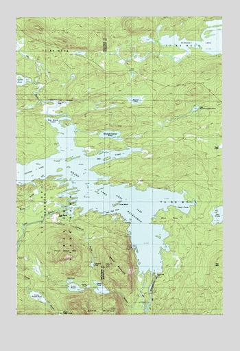 Trout Brook Mountain, ME USGS Topographic Map