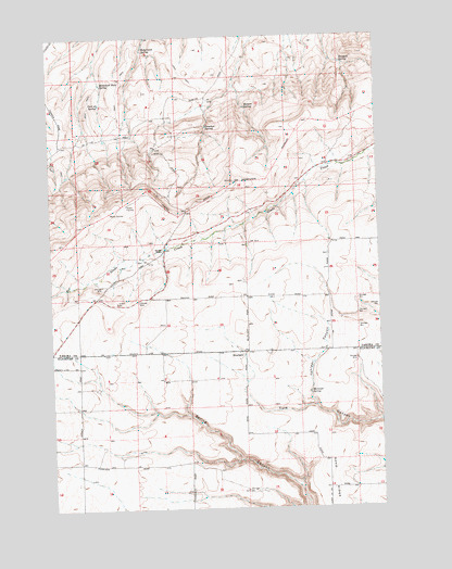 Bluelight, WA USGS Topographic Map