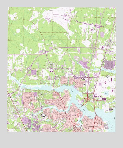 Trout River, FL USGS Topographic Map