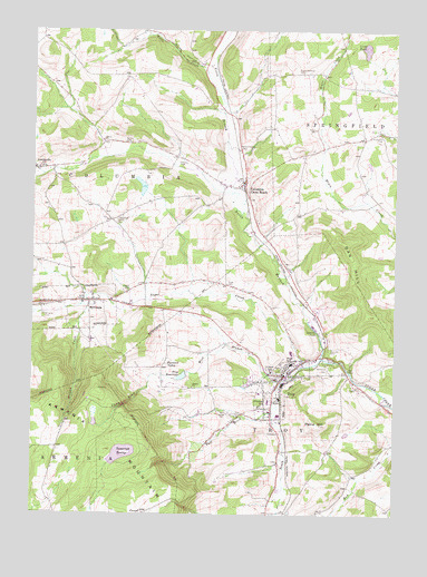 Troy, PA USGS Topographic Map