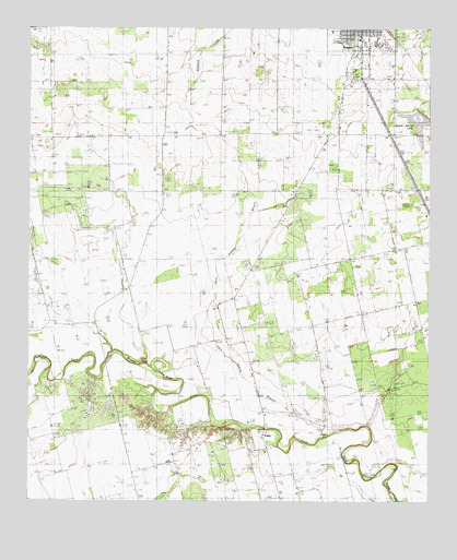 Truby, TX USGS Topographic Map