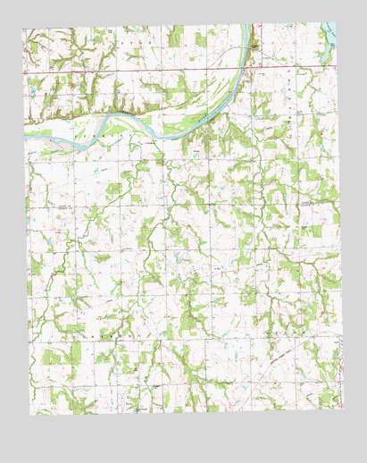 Tryon North, OK USGS Topographic Map