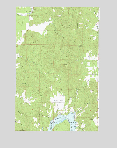 Tumtum, WA USGS Topographic Map