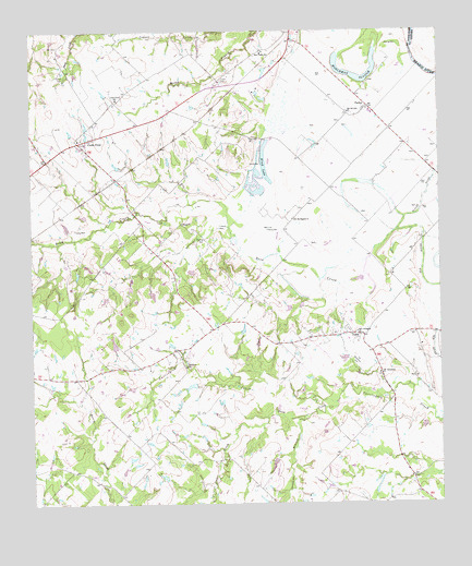 Tunis, TX USGS Topographic Map