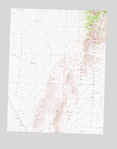 Tunnel Spring, UT USGS Topographic Map