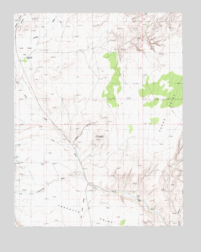 Turkey Knob, UT USGS Topographic Map