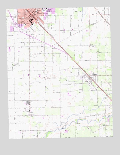 Turlock, CA USGS Topographic Map
