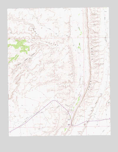 Bluff SW, UT USGS Topographic Map