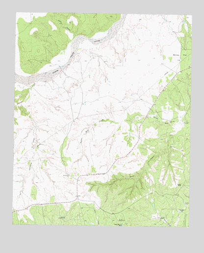 Turtle Hole Camp, TX USGS Topographic Map