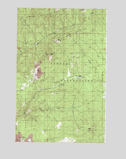 Turtle Lake, WA USGS Topographic Map