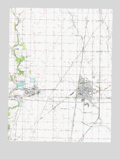 Tuscola, IL USGS Topographic Map