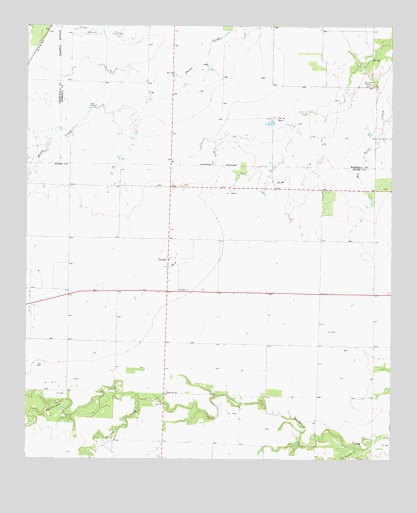 Tuxedo, TX USGS Topographic Map