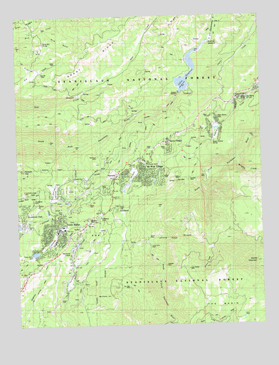 Twain Harte, CA USGS Topographic Map
