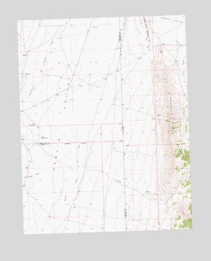 Tweedy Wash, NV USGS Topographic Map