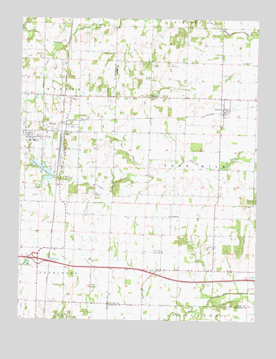 Bluford, IL USGS Topographic Map