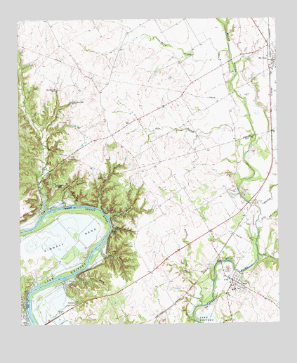 Blum, TX USGS Topographic Map