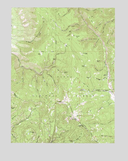 Twin Peaks, UT USGS Topographic Map