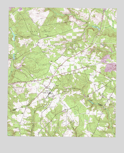 Blythe, GA USGS Topographic Map
