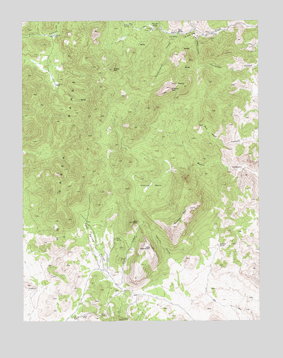 Tybo, NV USGS Topographic Map