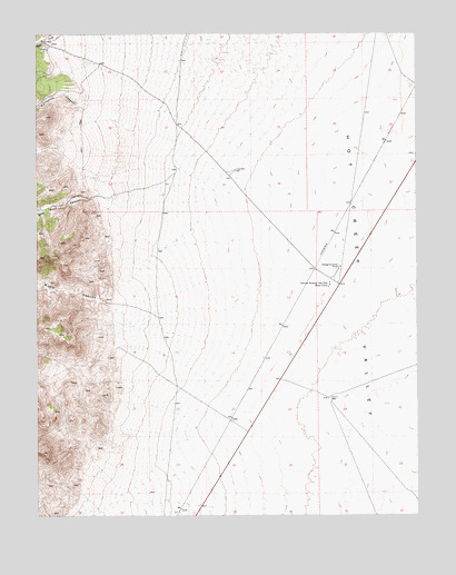 Tybo Well, NV USGS Topographic Map