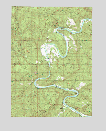 Tyee, OR USGS Topographic Map