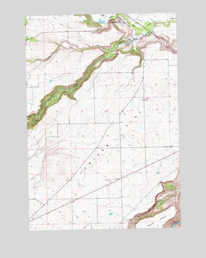 Tygh Valley, OR USGS Topographic Map