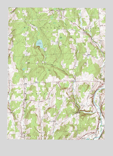 Tyner, NY USGS Topographic Map