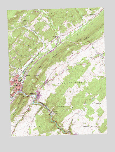 Tyrone, PA USGS Topographic Map